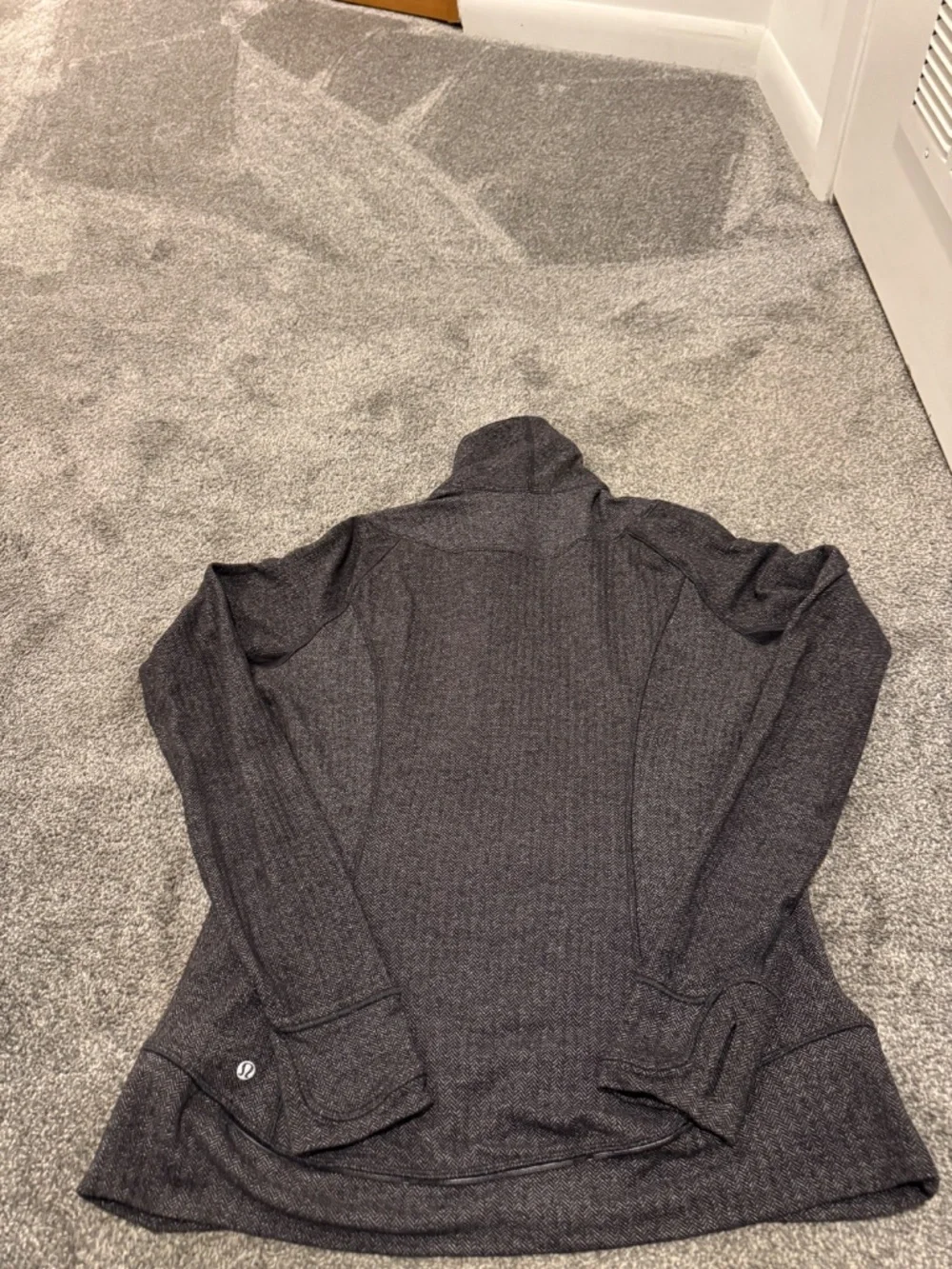Lululemon Think Fast Herringbone Pullover - Picture 2 of 2